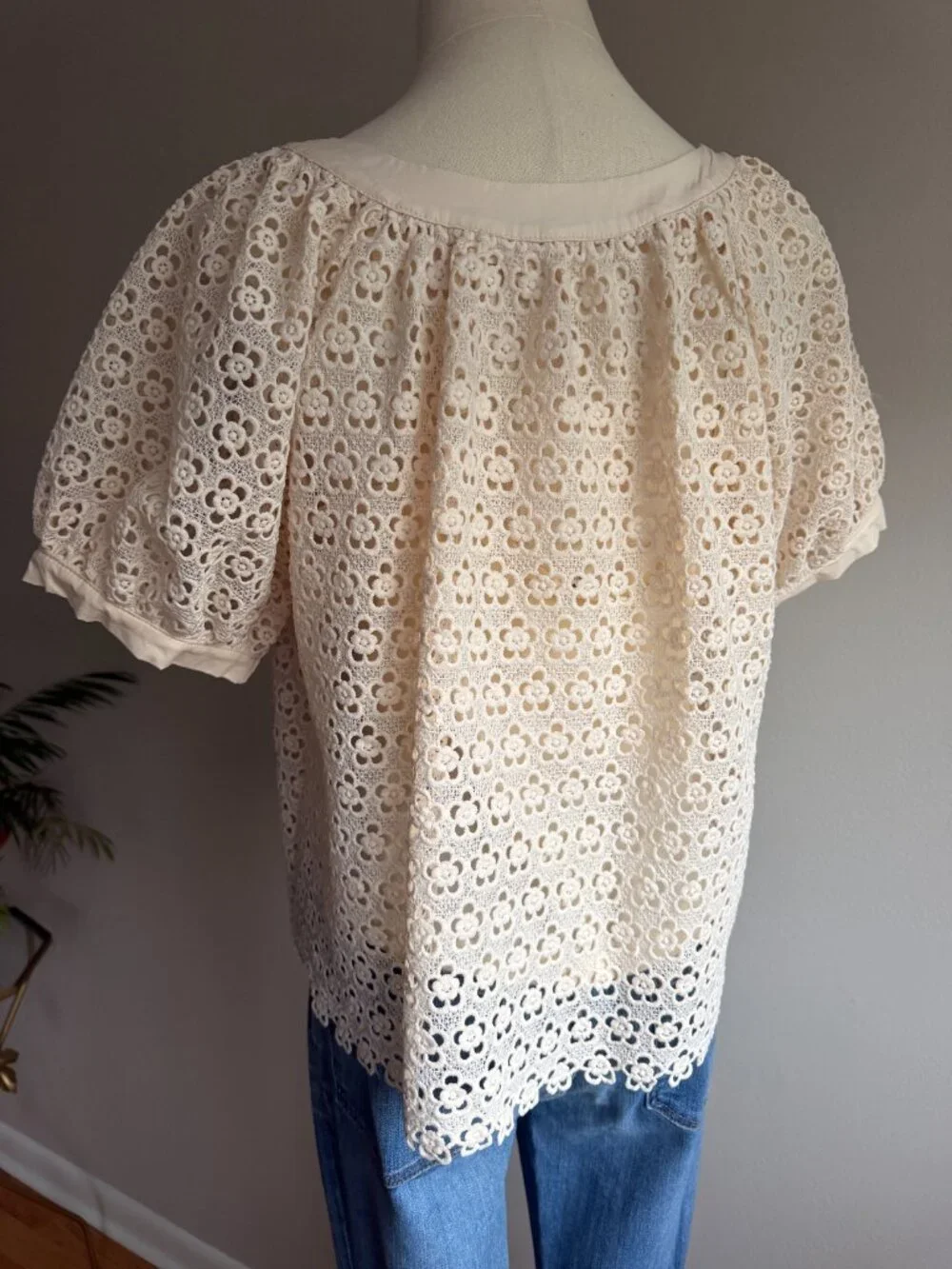 Anthropologie stunning cream