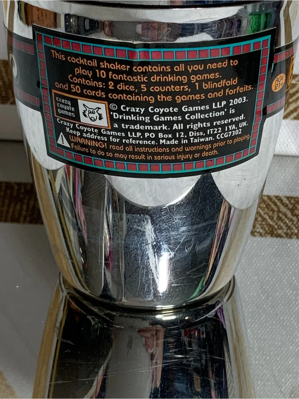 Crazy coyote stainless cocktail