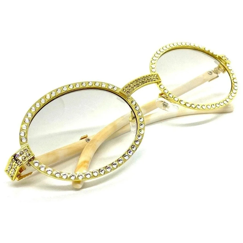 N/A oval sunglasses