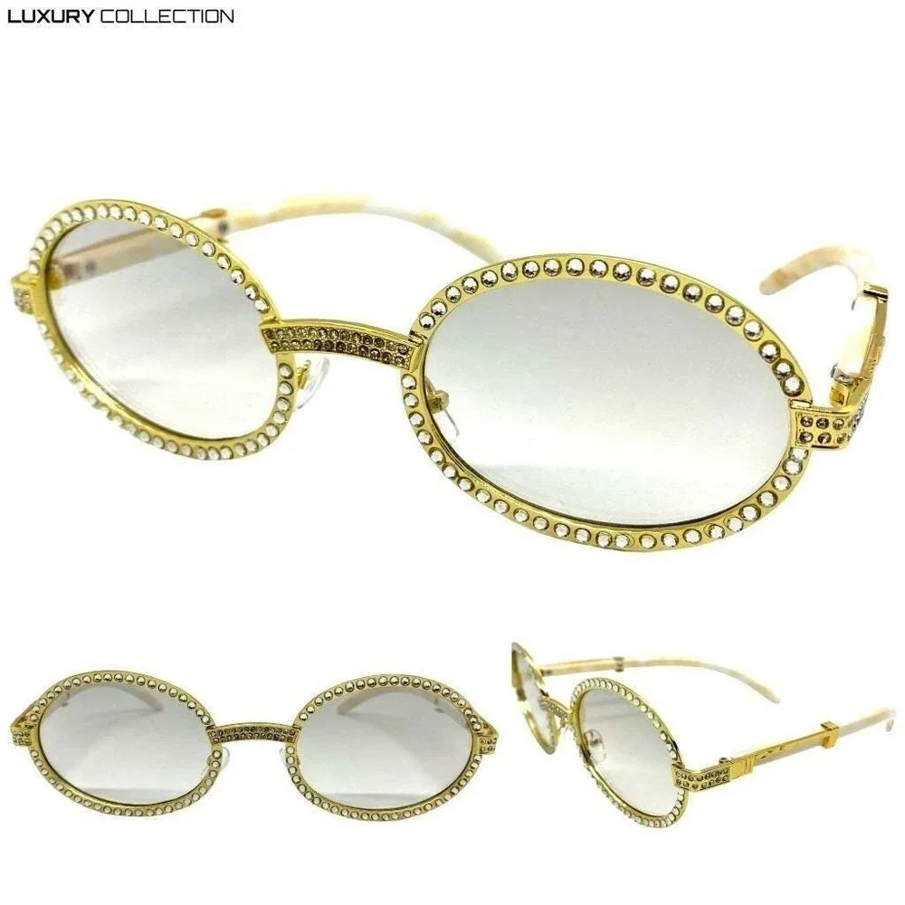 N/A oval sunglasses