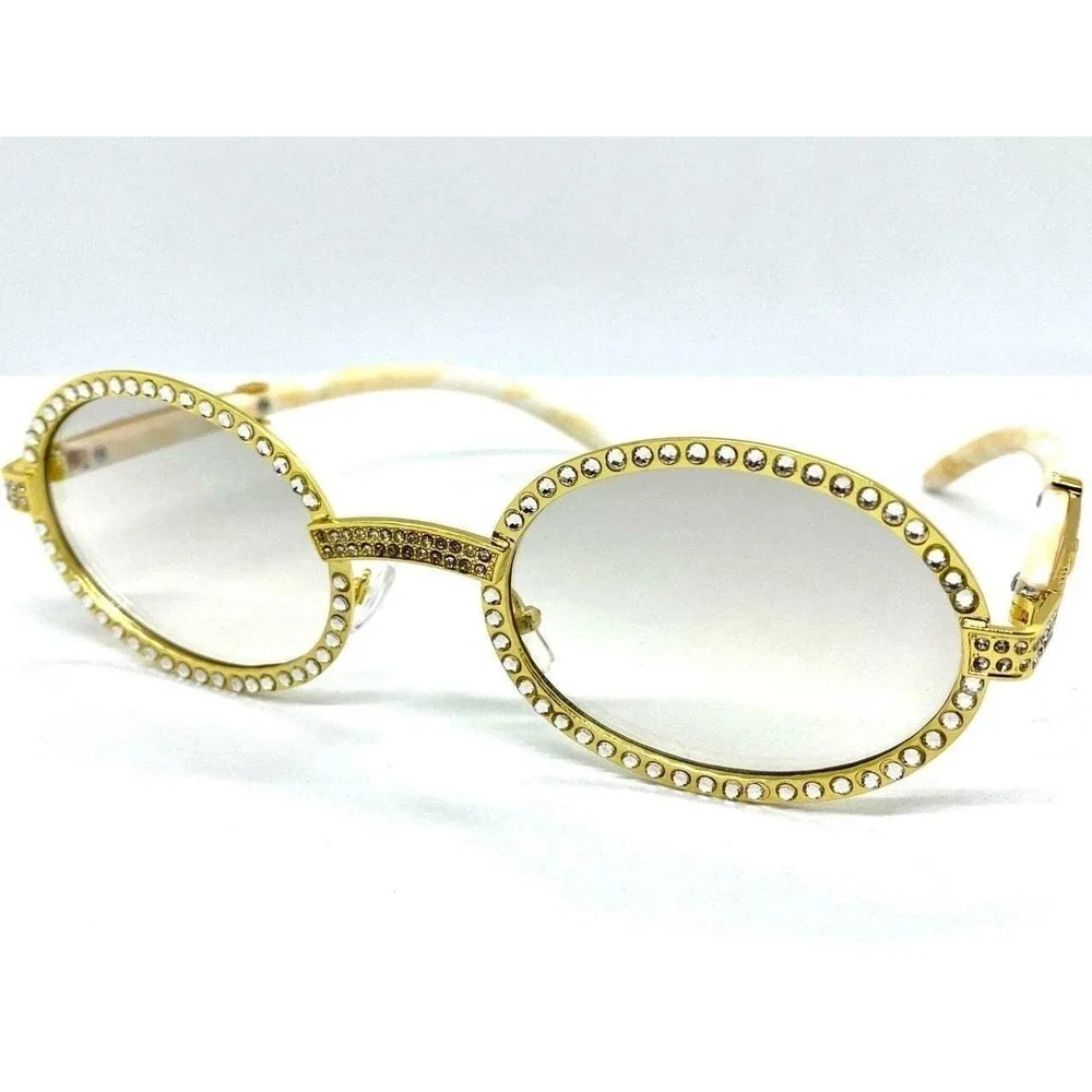 N/A oval sunglasses