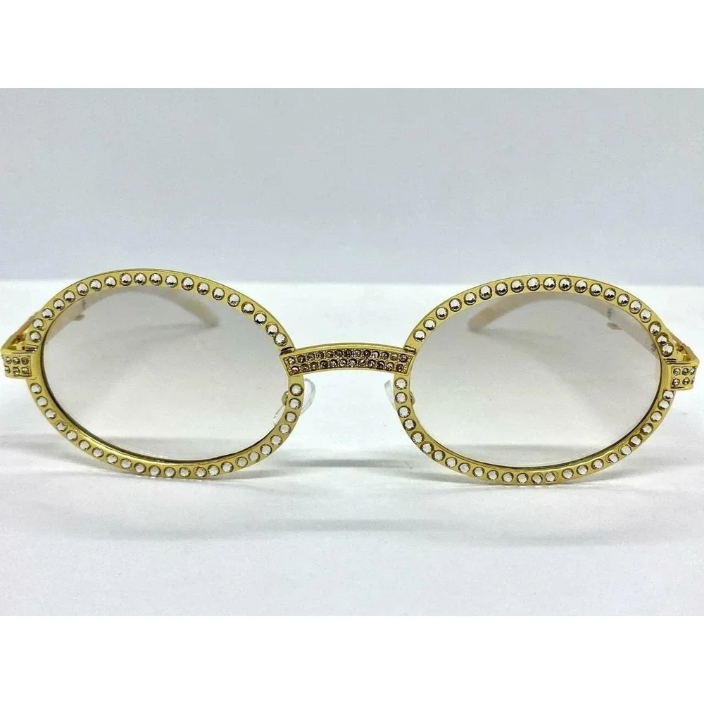 N/A oval sunglasses