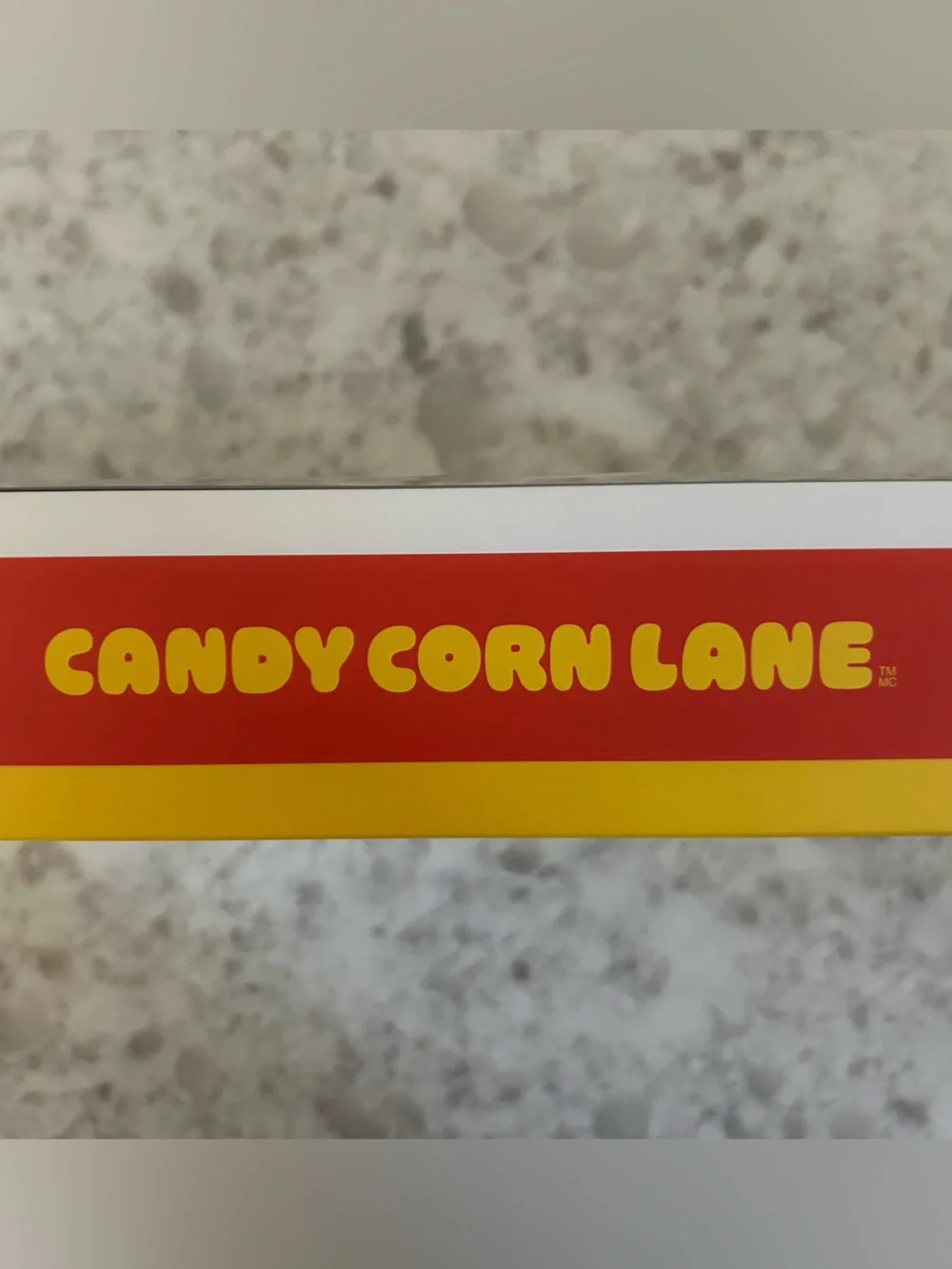 Candy Corn Lane felt halloween
