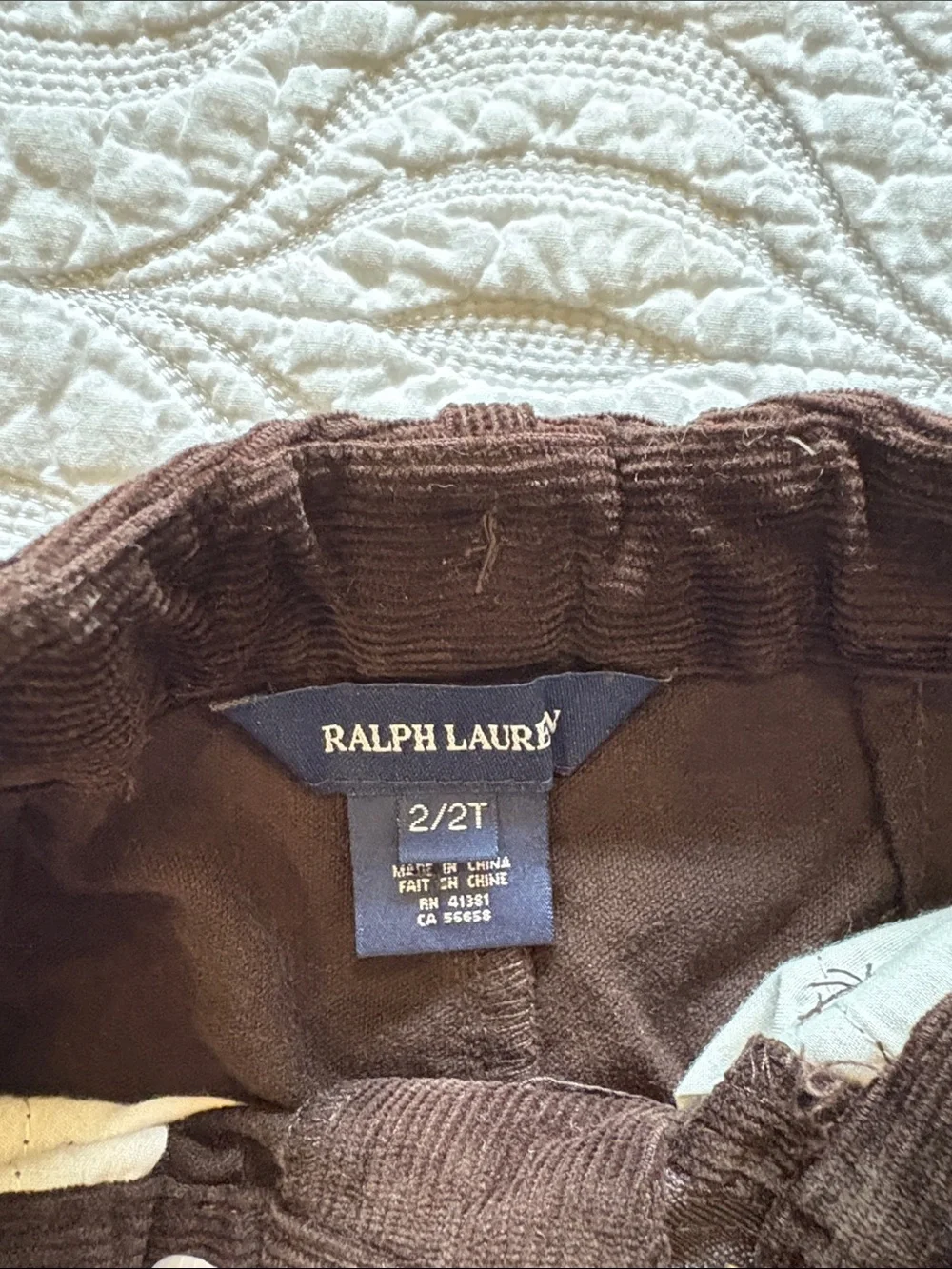 Ralph Lauren classic corduroy