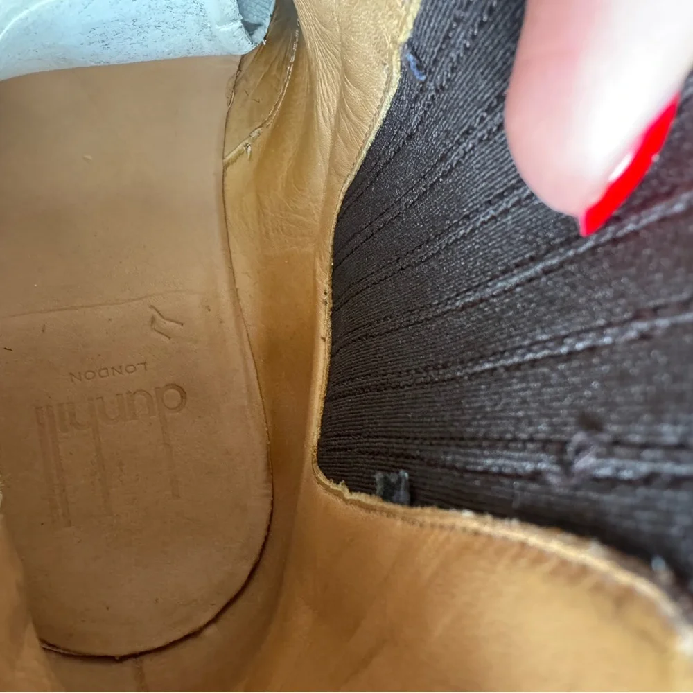 Dunhill leather chukka