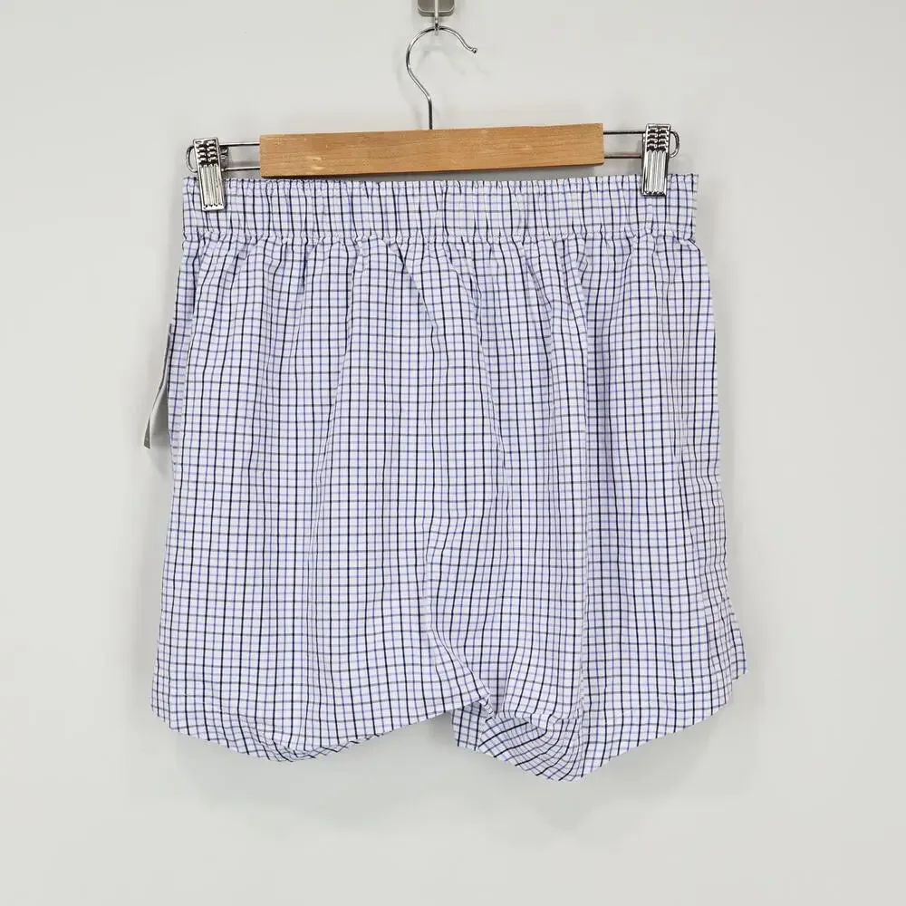 J.Crew Men's Printed Boxers Window Space Blue Size Small NWT