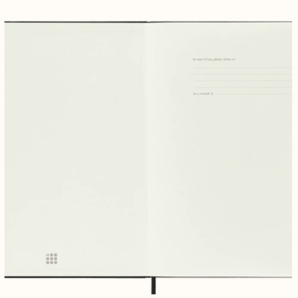 Moleskine classic notebook