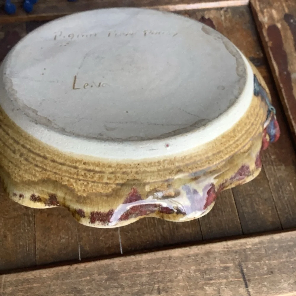 Pigeon River Pottery Handled Pie Plate Baking Dish