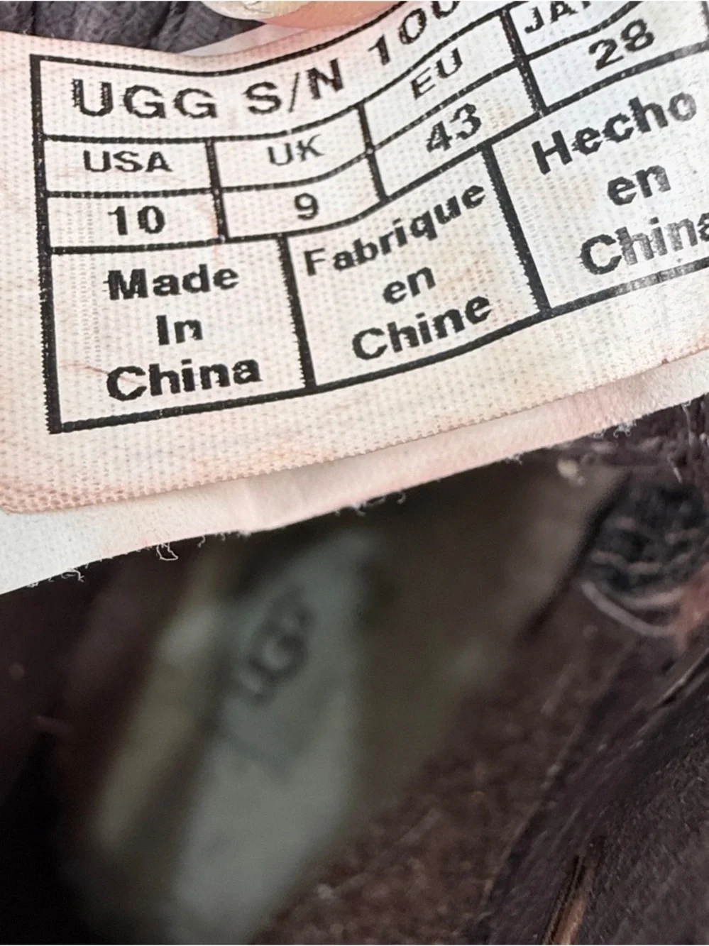 UGG leather waterproof