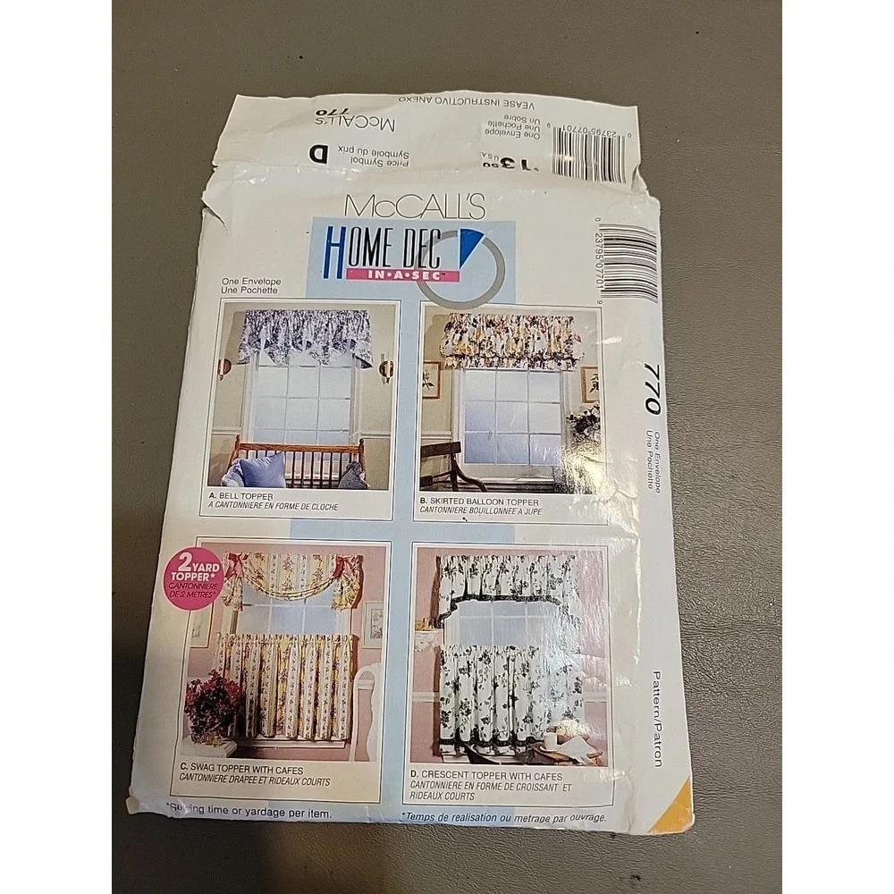 McCalls package may