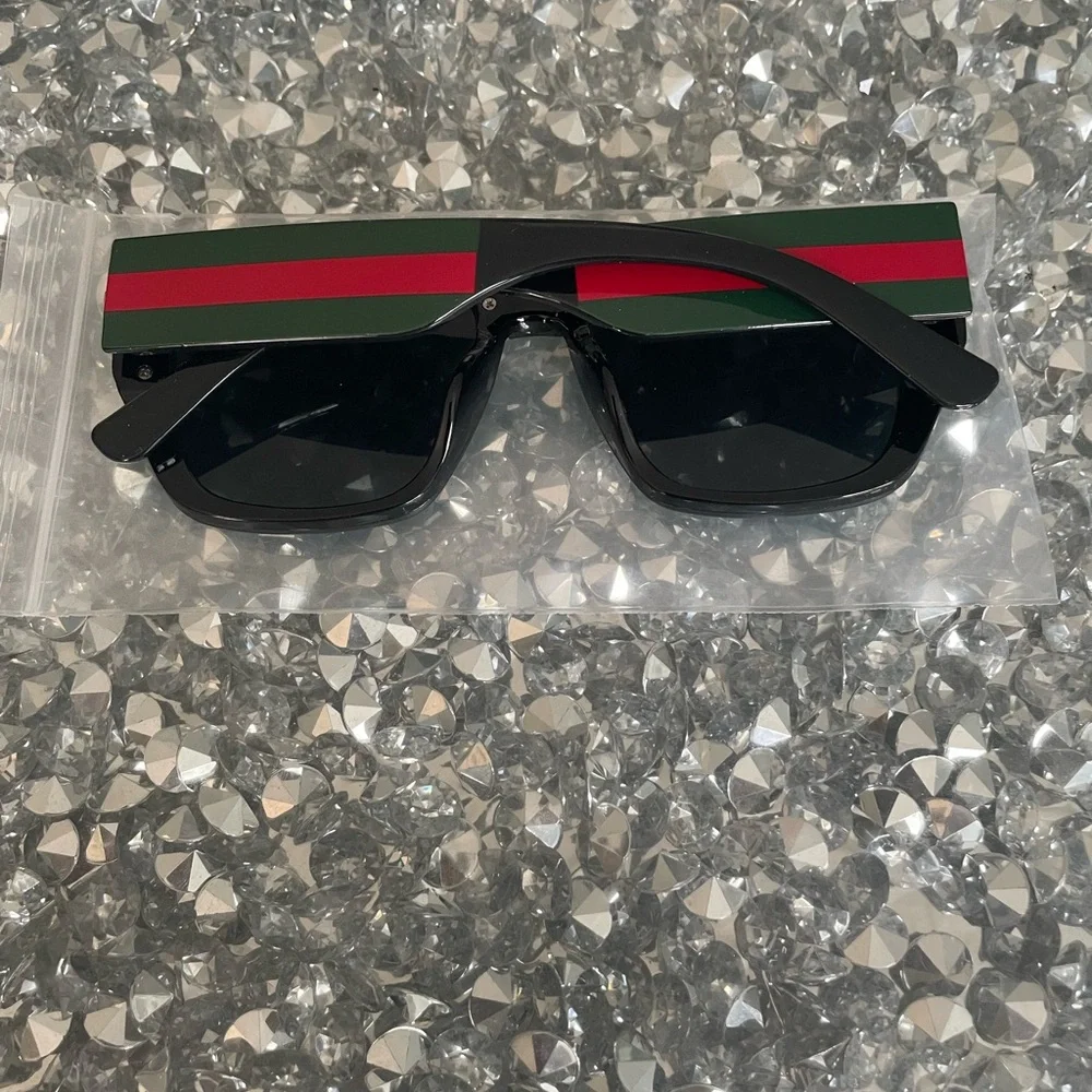 Black Oversized Square Men’s Sunglasses