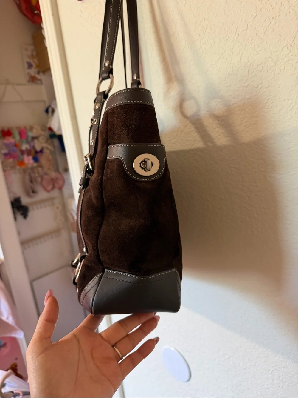 Coach dark brown