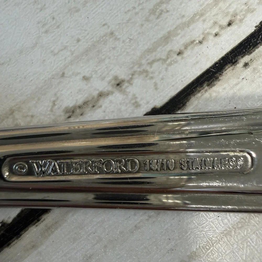 WATERFORD Stainless Padova 3-Piece HOSTESS SERVING SET Spoons‎ Fork Discontinued