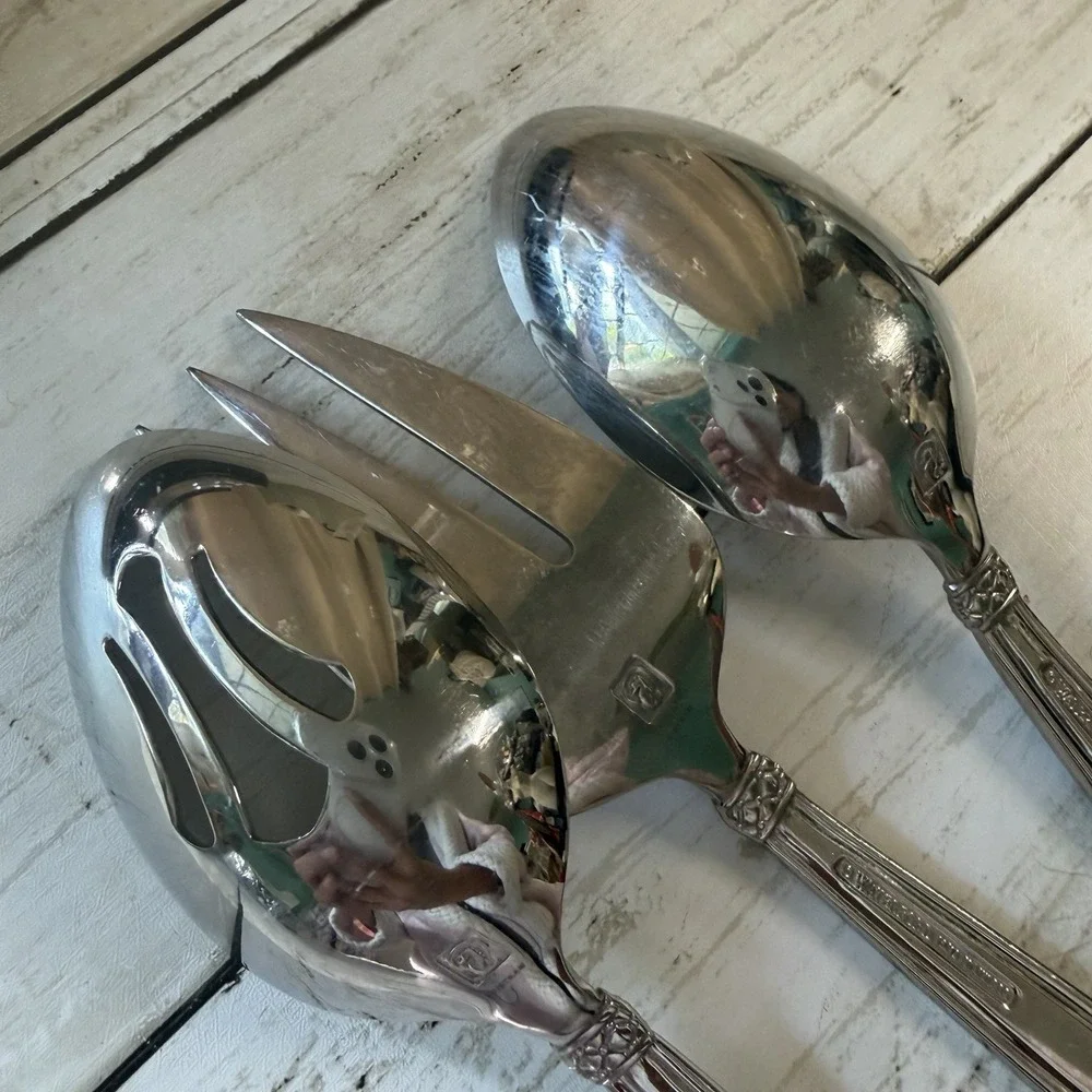 WATERFORD Stainless Padova 3-Piece HOSTESS SERVING SET Spoons‎ Fork Discontinued