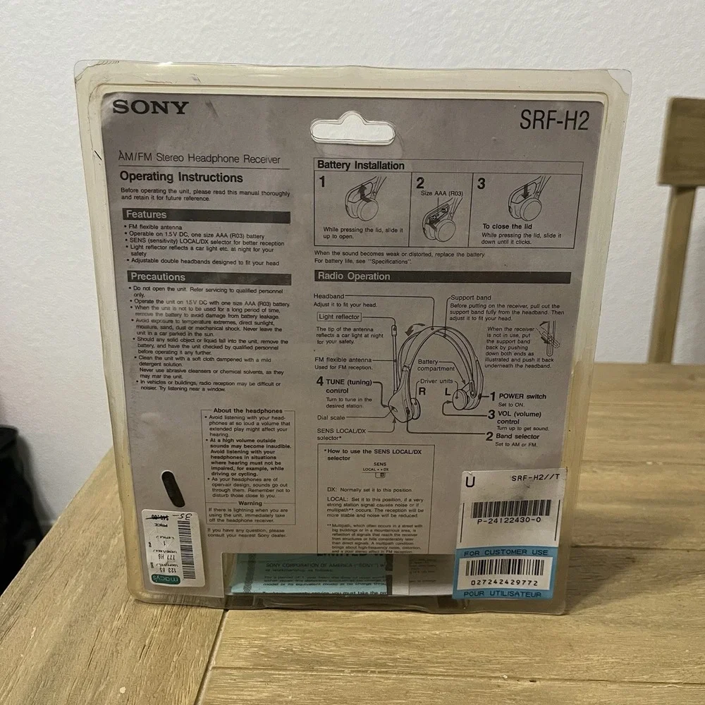 Sony walkman fm