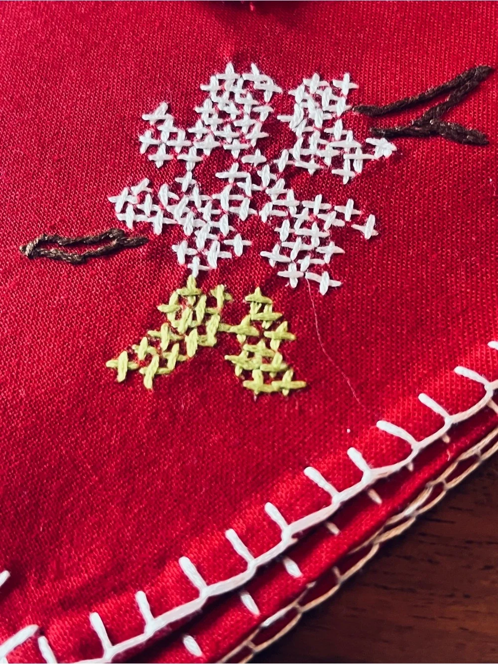 Vintage tablecloth napkin