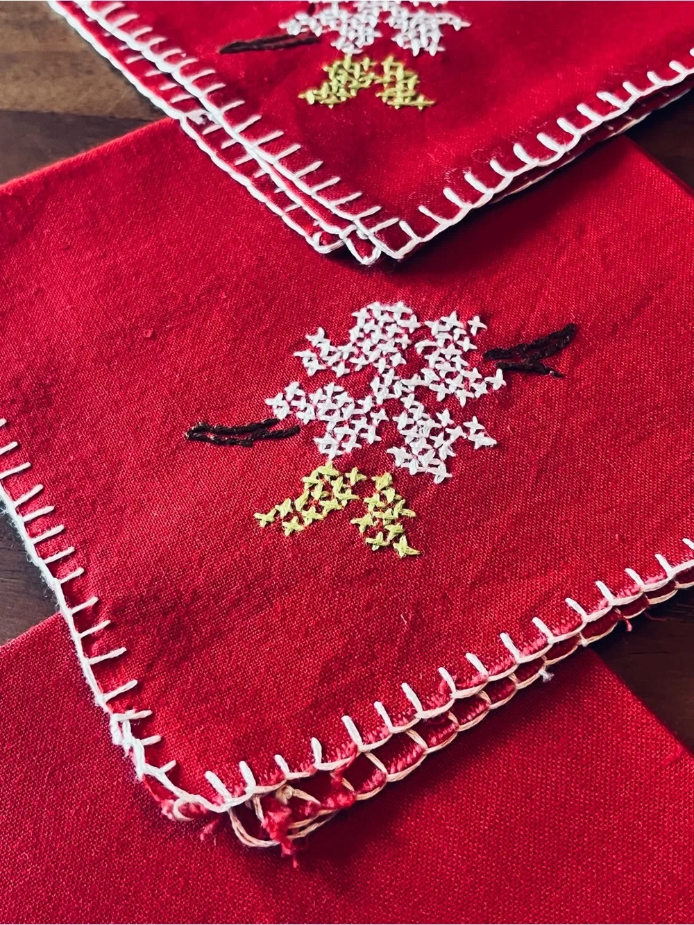 Vintage tablecloth napkin