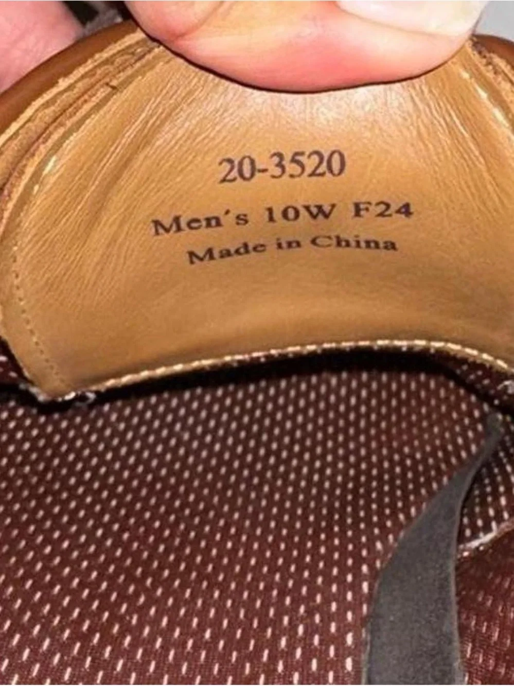 Johnston & Murphy sleek leather