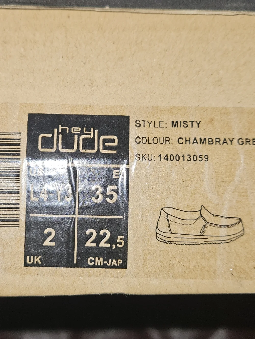 Hey Dude casual slip