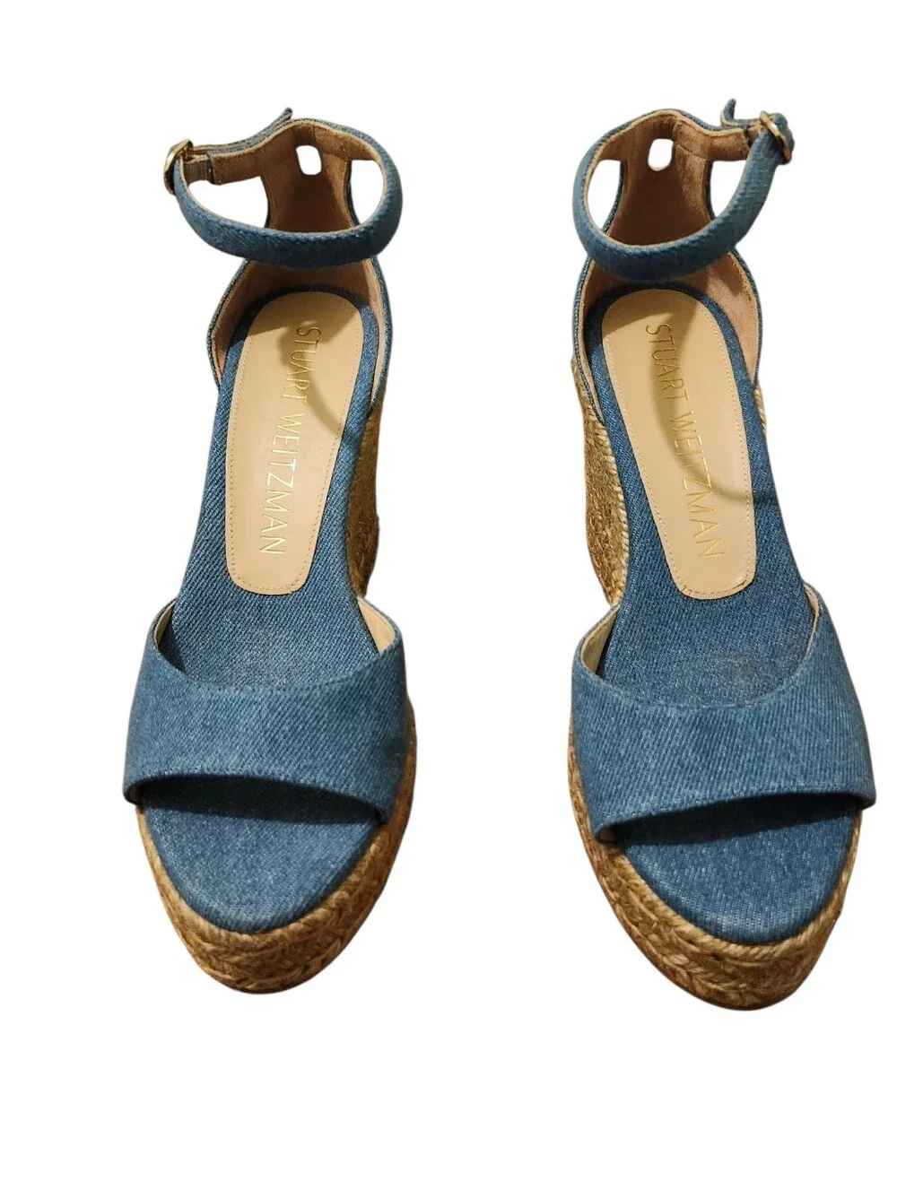 Stuart Weitzman denim upper