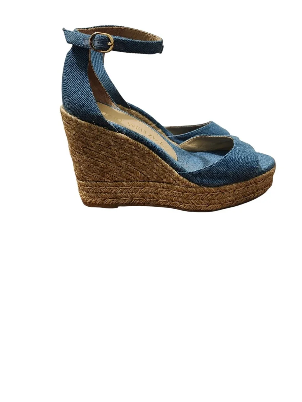 Stuart Weitzman denim upper