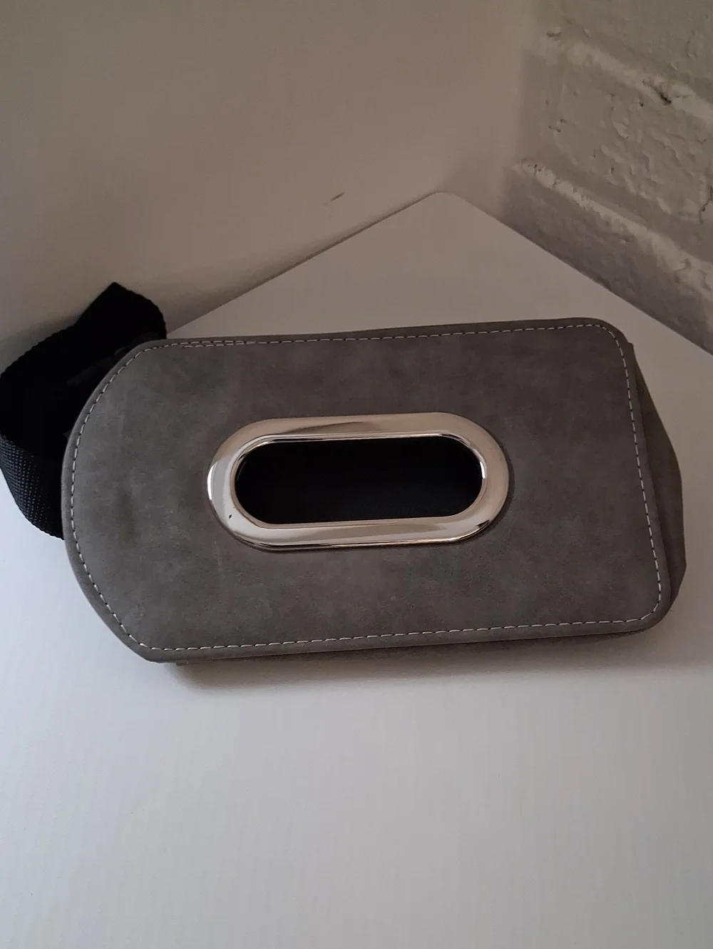 N/A grey suede