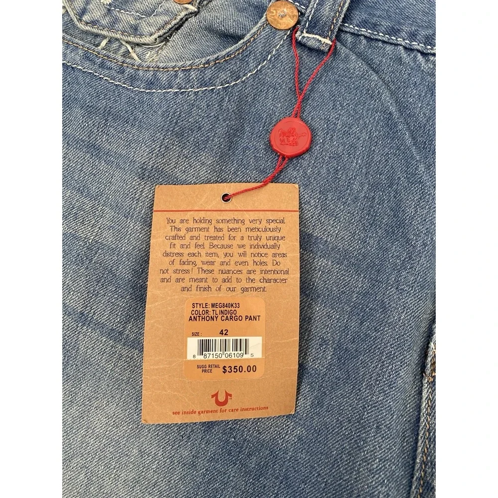 True Religion actual size