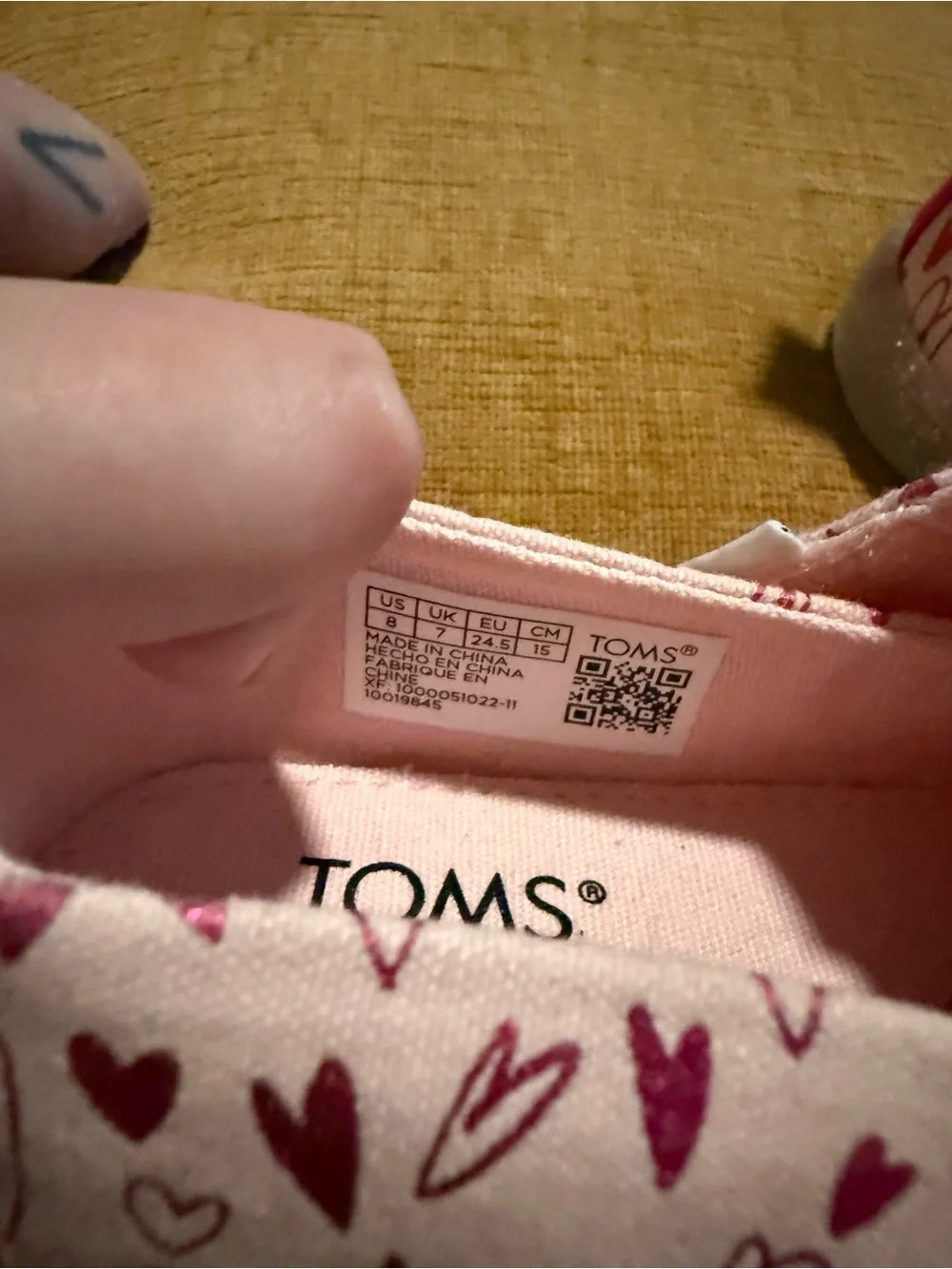 Toms light pink