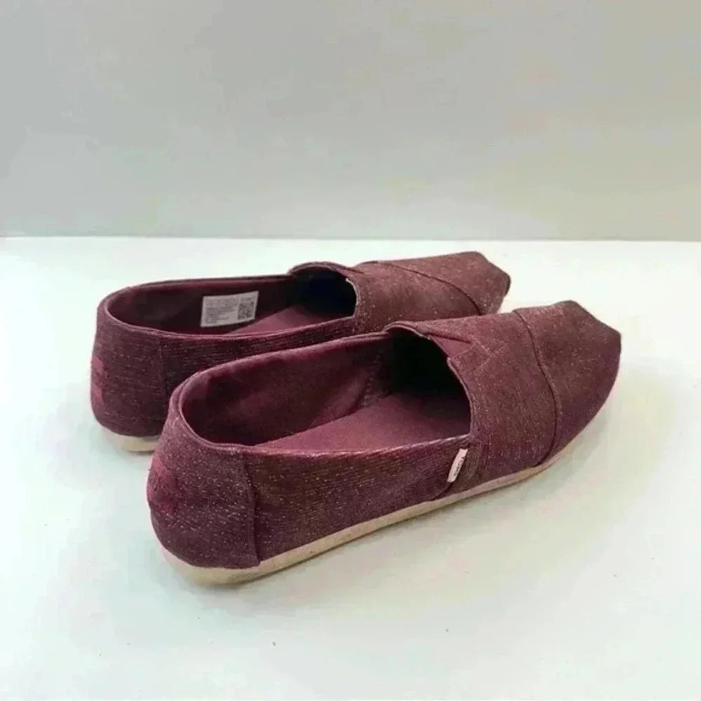 Toms alpargata burgundy