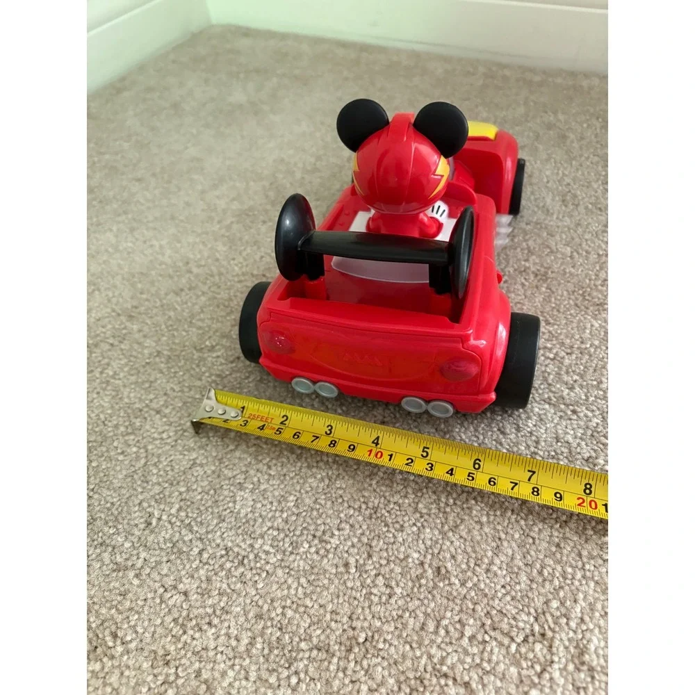 Mickey Mouse Roadster Racer Toy Car‎ Vehicle Red Disney Junior Number 28