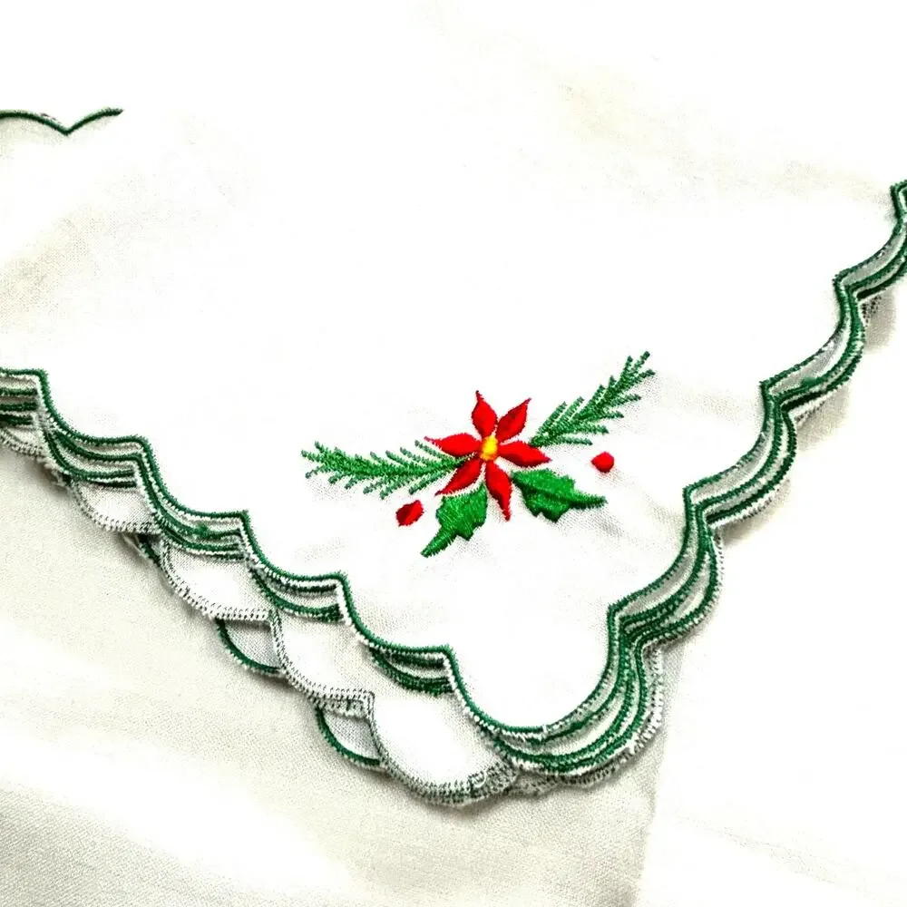 Vintage christmas linens