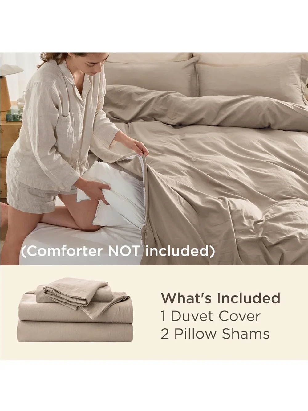 Bedsure light brown