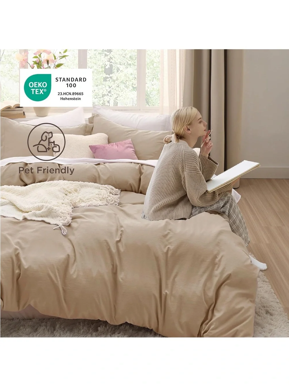 Bedsure light brown