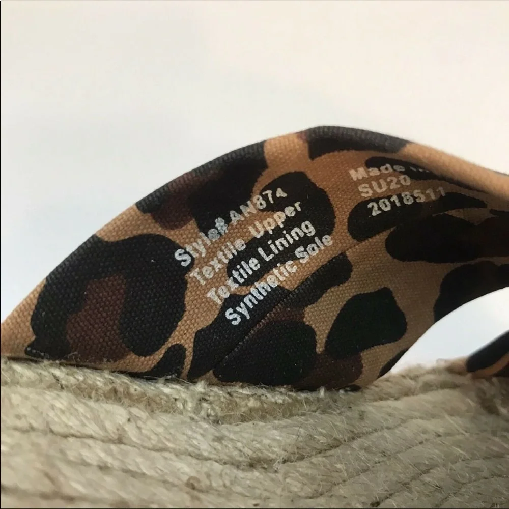 J. Crew crew leopard