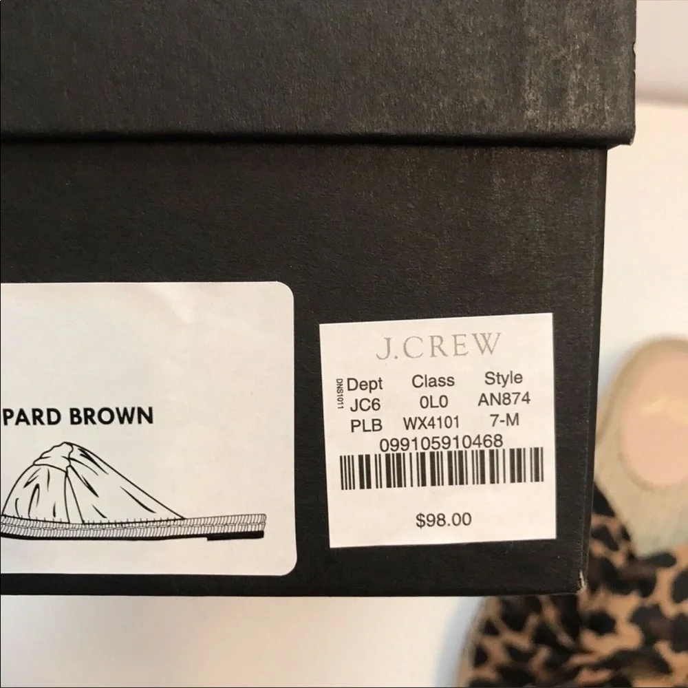 J. Crew crew leopard