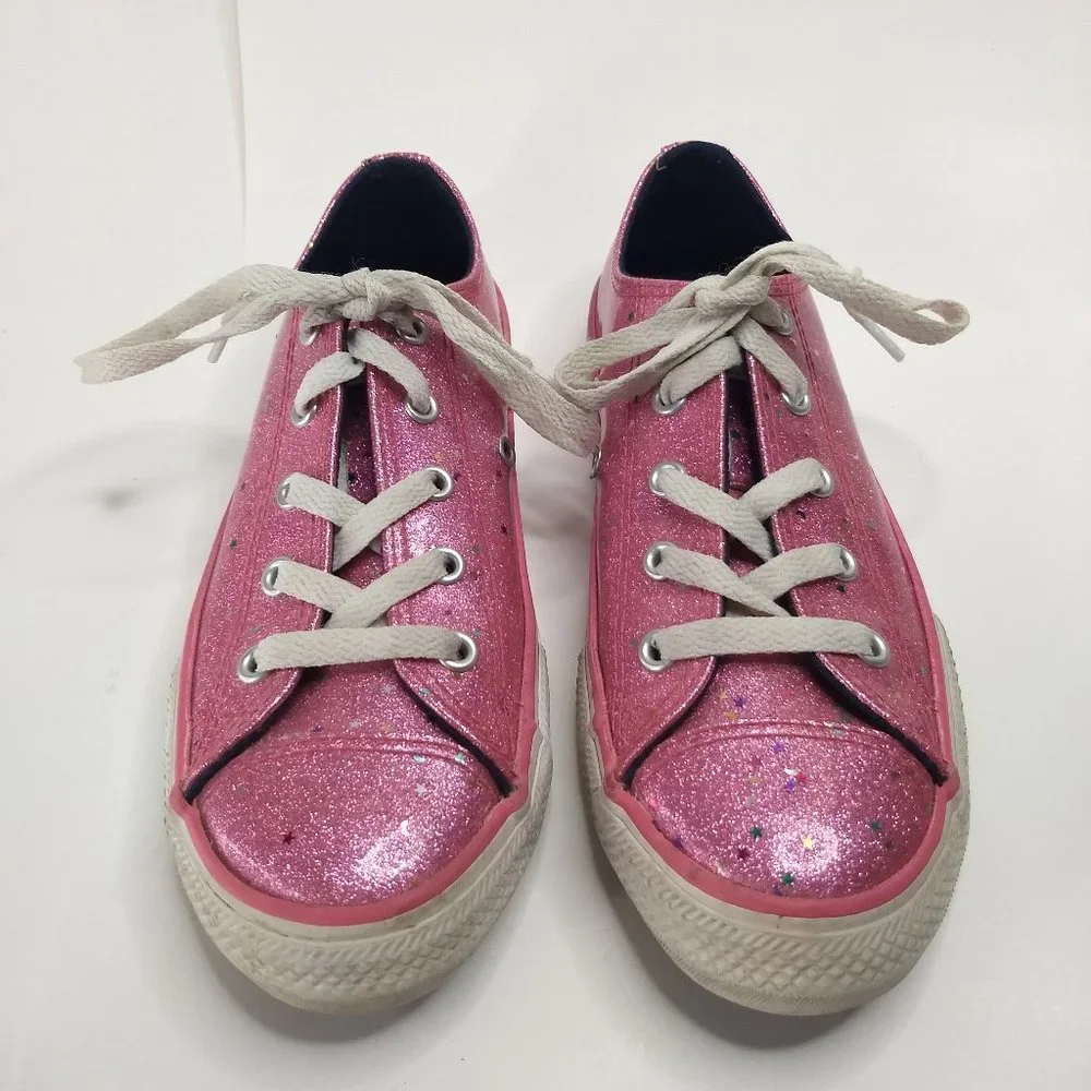 Converse pink sparkle