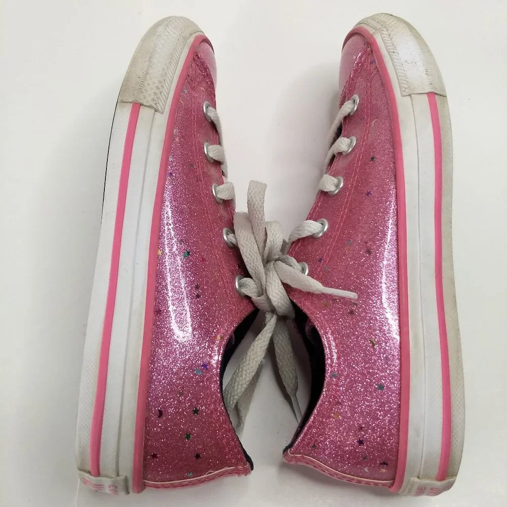 Converse pink sparkle