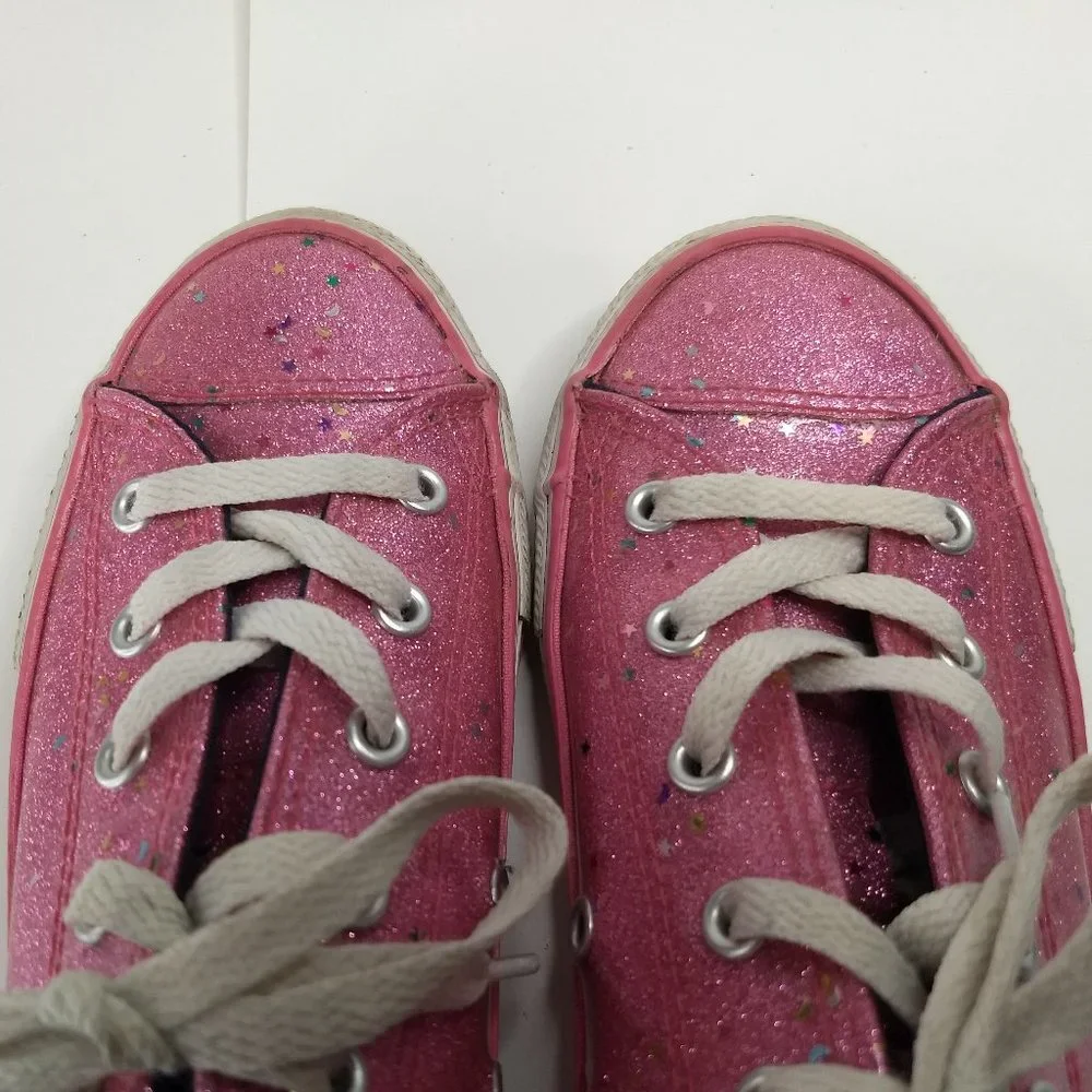 Converse pink sparkle