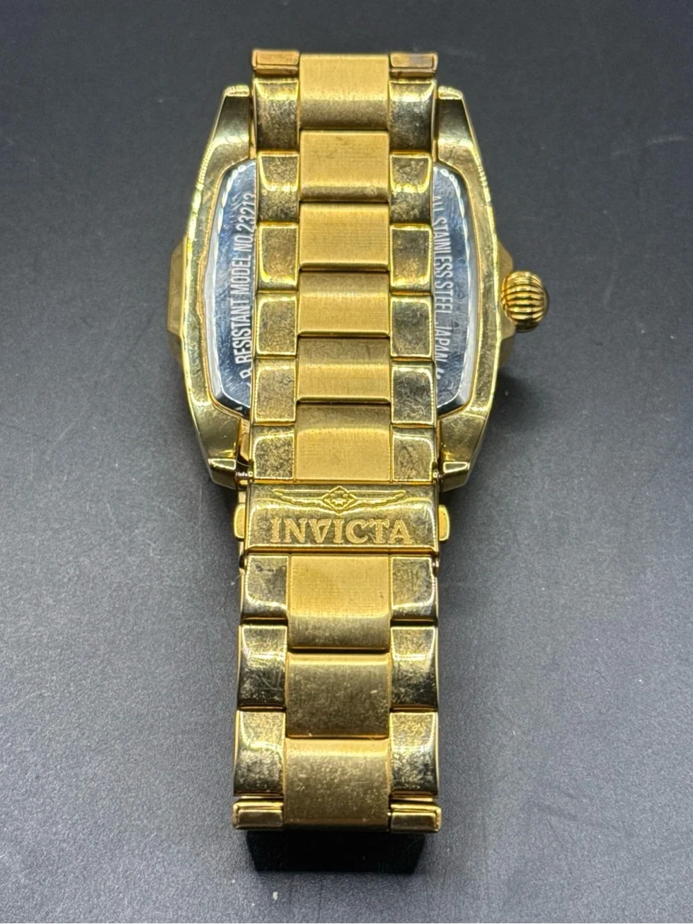 Invicta gold tone