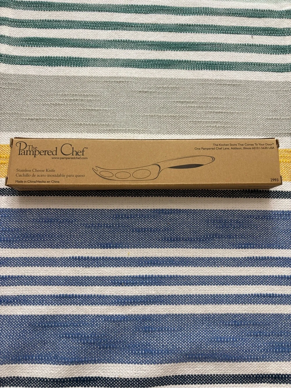 The Pampered Chef stainless cheese