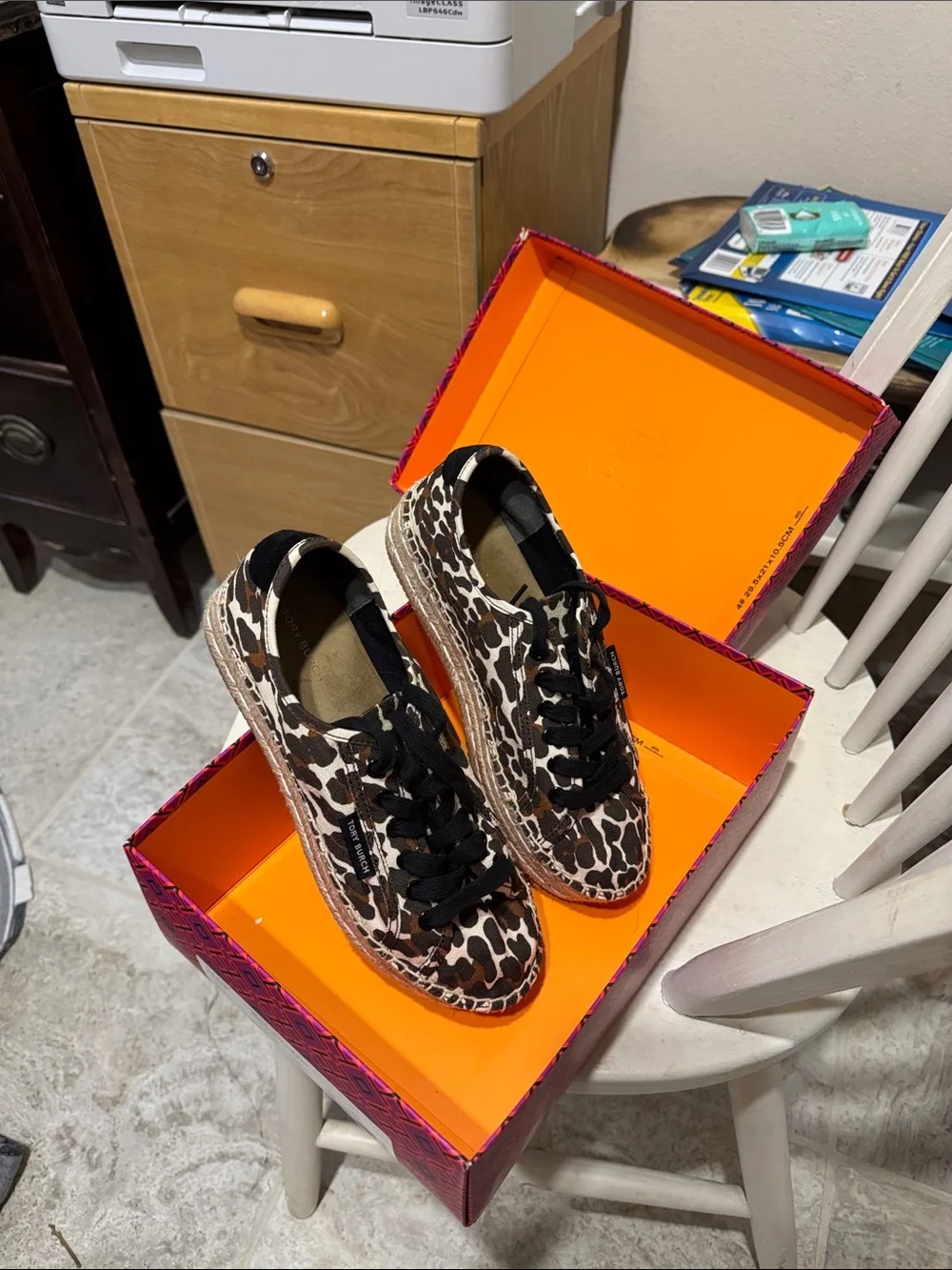 Tory Burch playful leopard