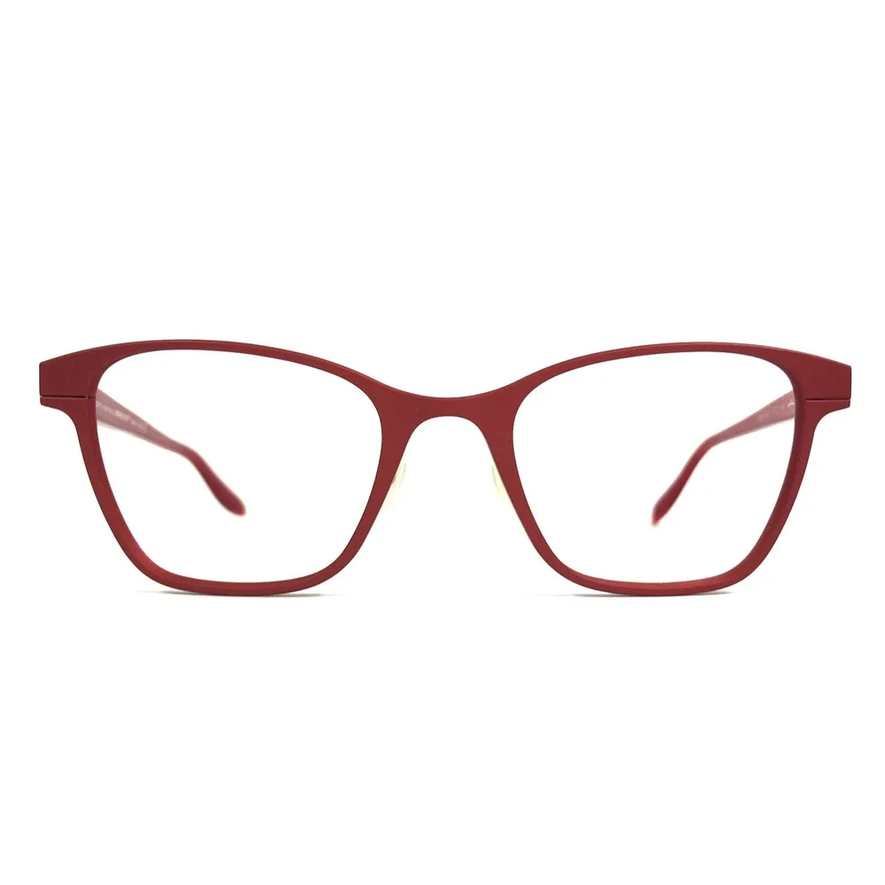 Kilsgaard Eyeglasses Frames BONNELYCKE 69.3/17 Red Cat Eye Full Rim 47-19-145