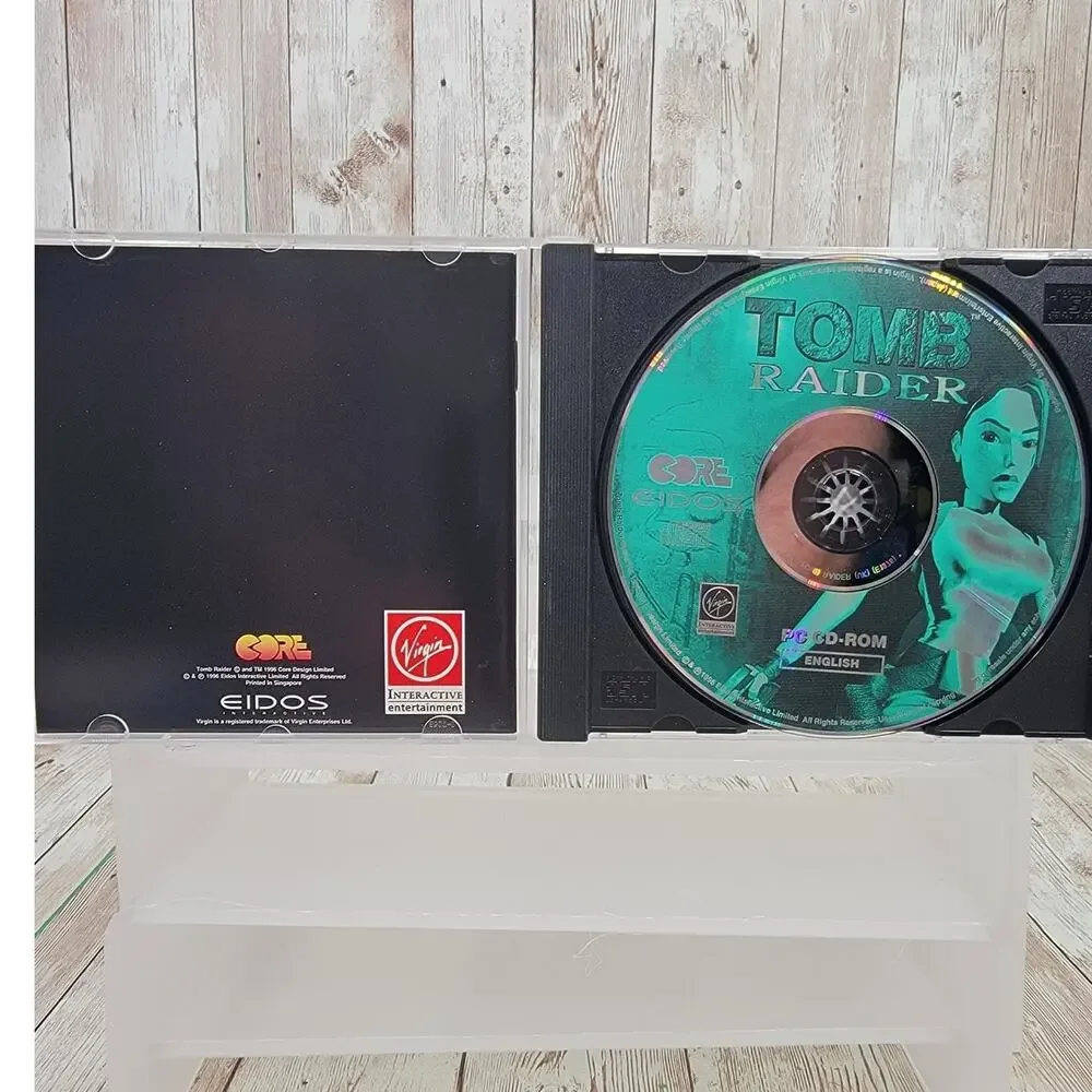 Tomb Raider 1996 PC Game English Version CIB Tested