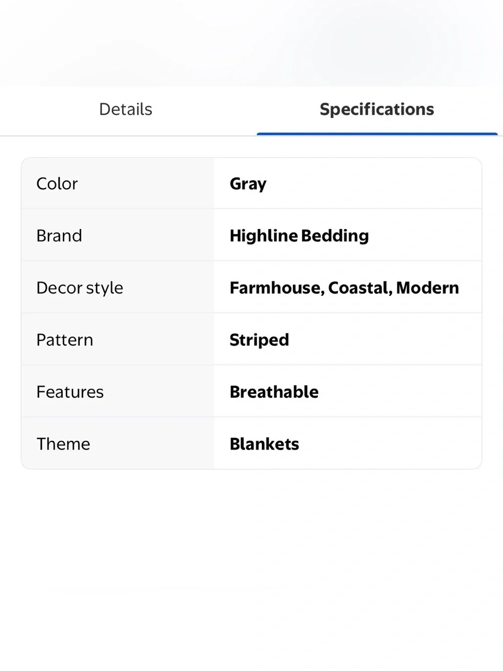 Highline bedding company soft gray