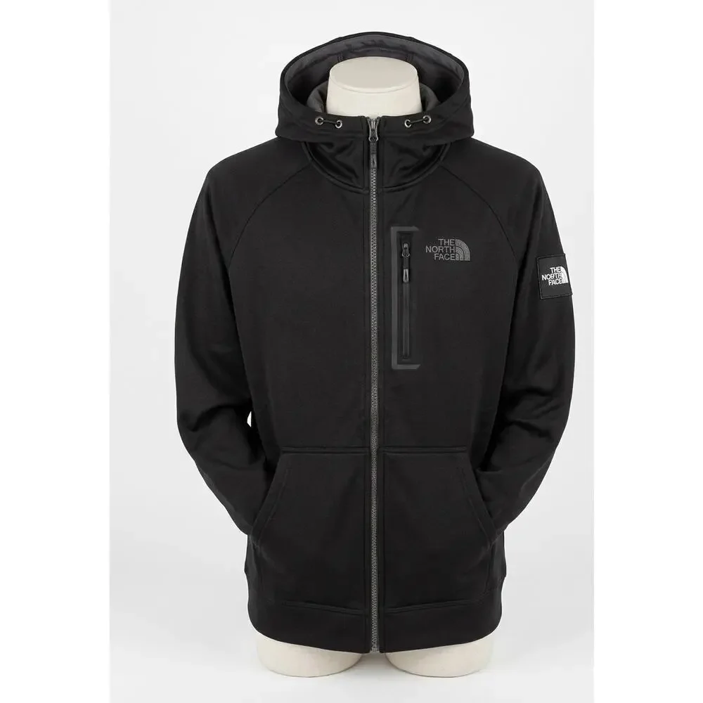 The North Face Tenacious Hybrid Hoodie Black Full Zip Jacket Sportswear Size s