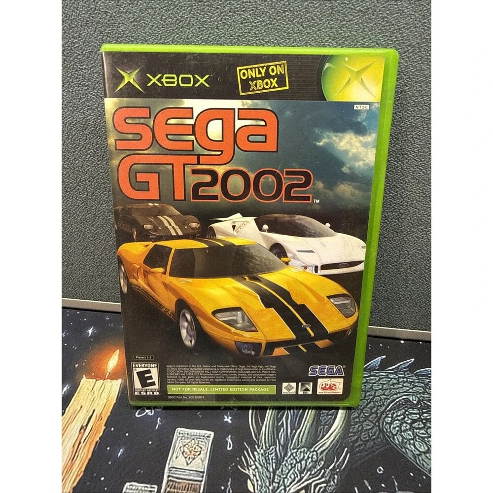 Sega GT 2002 & Jet Set Radio Future JSRF Original Xbox Complete Both Manuals