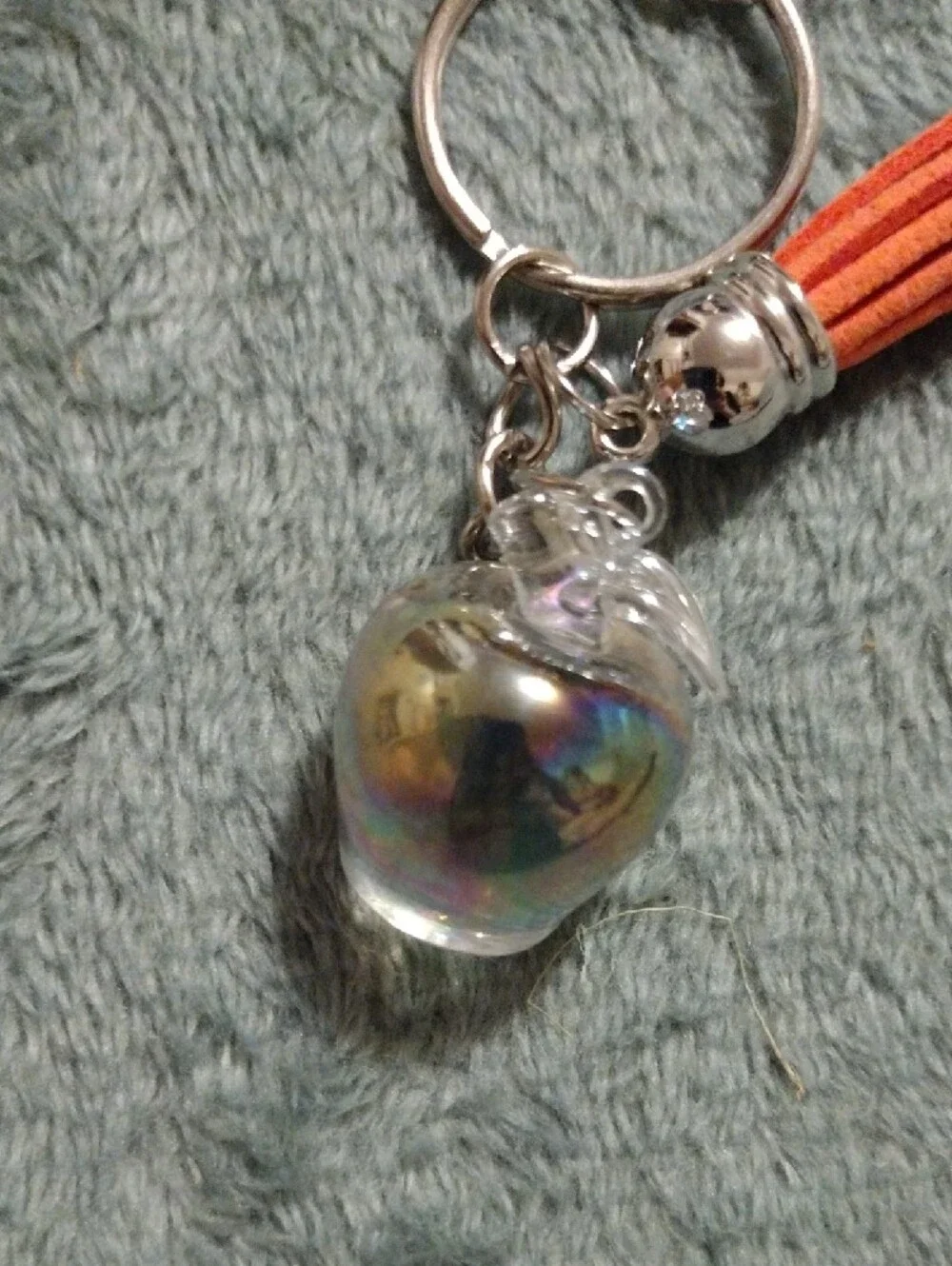 Handmade glass apple