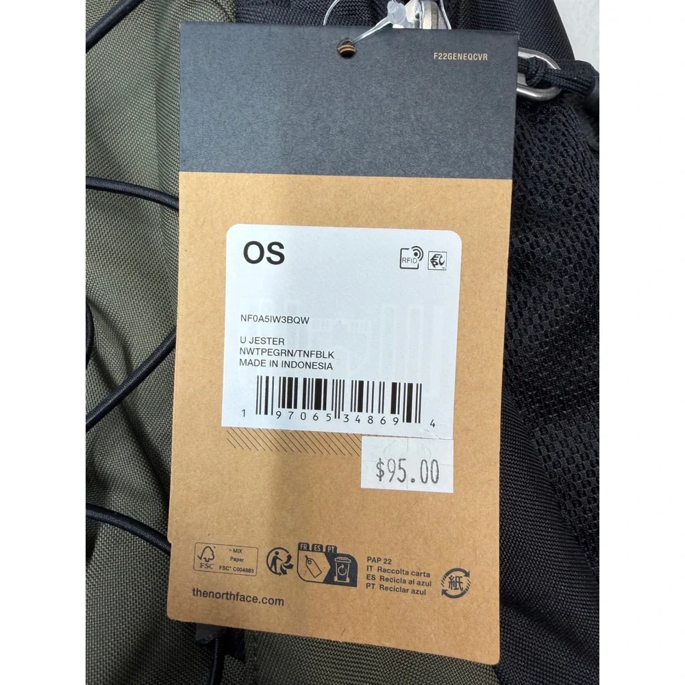 The North Face laptop offers storage