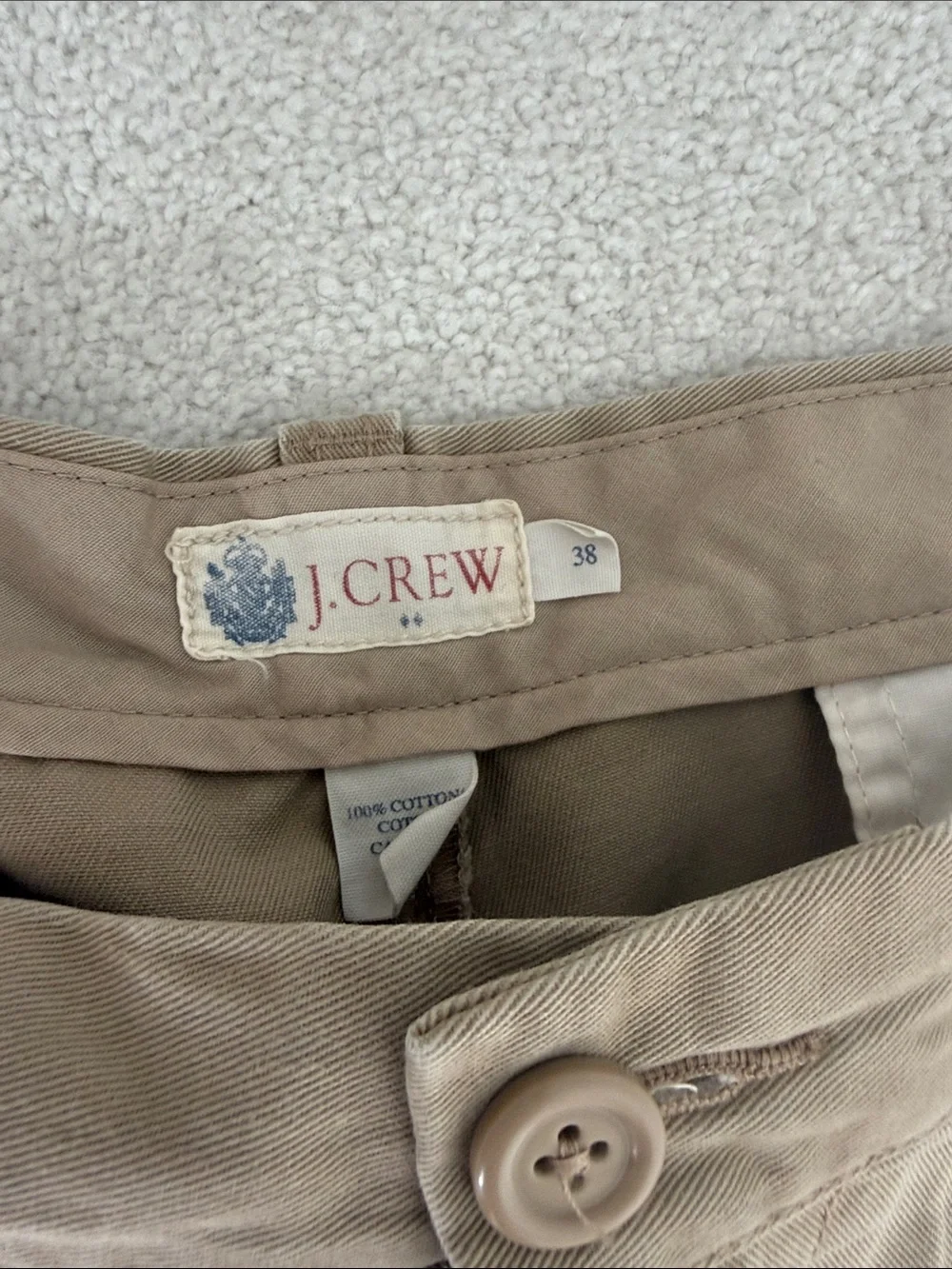J. Crew Men's Flat Front Khaki Shorts - Light Tan