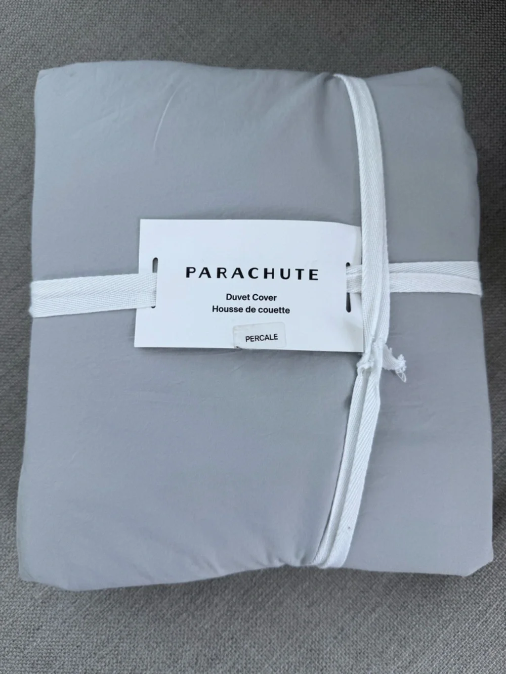 Parachute NWT King /Cal King Size Percale Duvet Cover Light Grey🔥NO OFFERS🔥